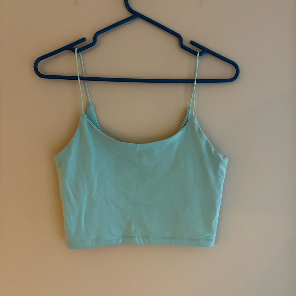 Turquoise/Blue Cami Crop Top